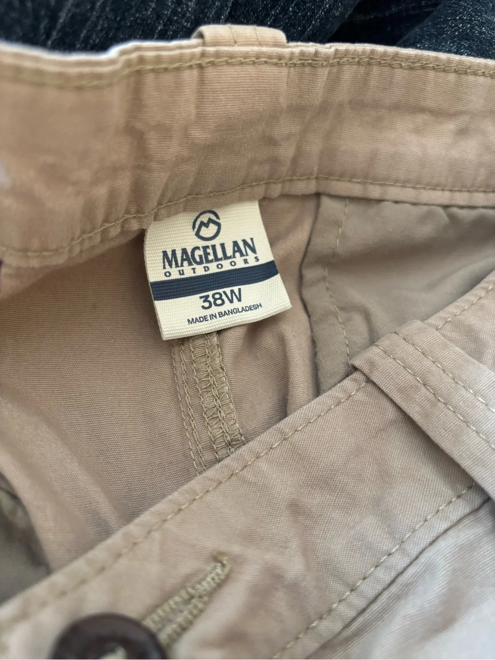 Magellan Outdoors Khaki Flat-Front Men's Shorts